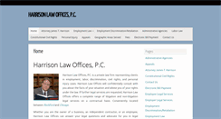 Desktop Screenshot of harrisonlawoffices.com