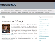 Tablet Screenshot of harrisonlawoffices.com